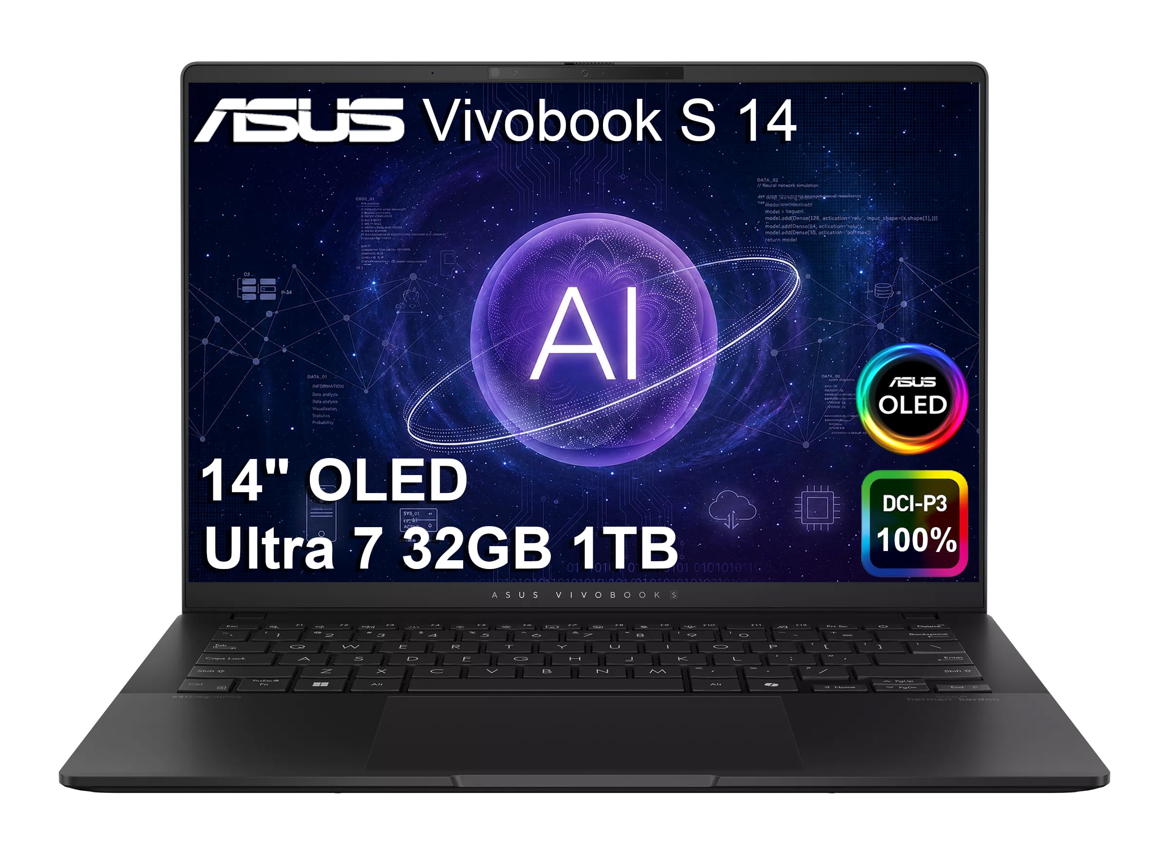 ASUS Vivobook S 14 1TB、32GB、CoreUltra 7 Amazon.com: ASUS Vivobook S 14 OLED Laptop, 14